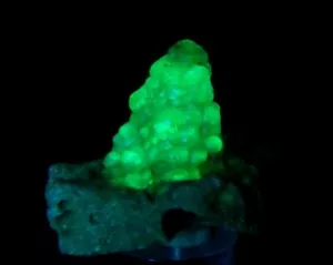 OPAL var. HYALITE (OPALE DI VETRO) LW & SW FLUORESCENTE - Messico Aguascalientes pj718 - Foto 1 di 16
