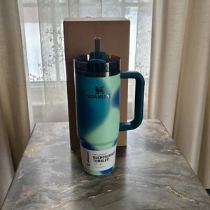 Stanley COASTAL TEAL MOTION 30oz Quencher New Frequency NIB - IN HAND FAST SHIP - Picture 1 of 10