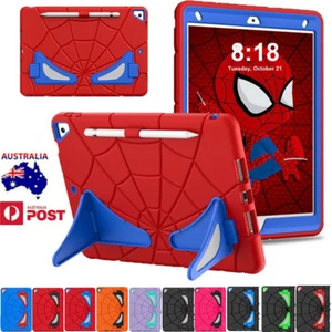 For iPad 5 6 7 8 9 10 11th Gen Air Pro 11 Kids Spider-Man Case Shockproof Cover - Picture 1 of 132