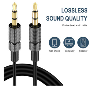 Aux Cable Audio Lead 3.5mm Jack to Jack Stereo Male for Car PC Phone 1m,2m,3m
