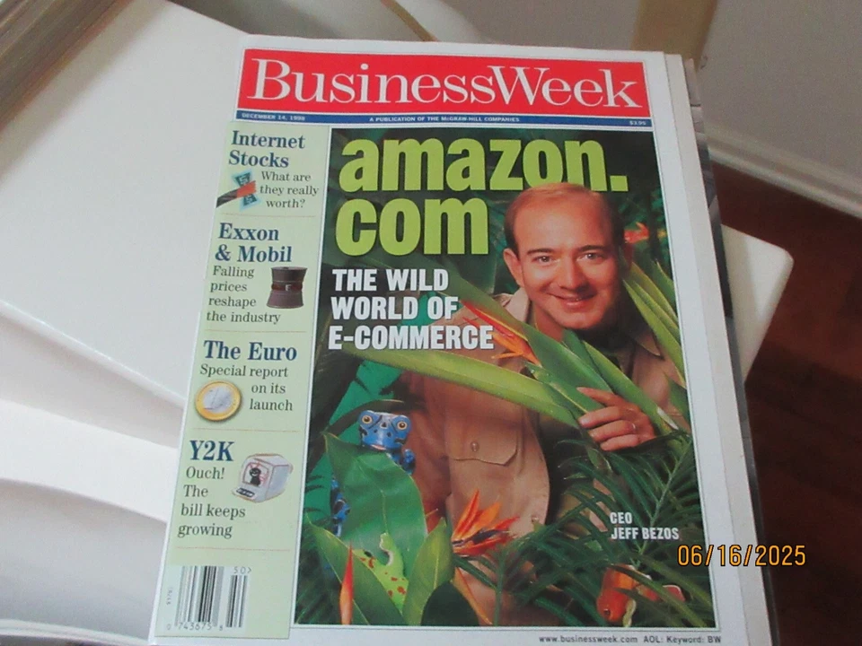 Business Week Magazine , Amazon , Wild World of E-Commerce , December 14 ,1998 - Image 1 of 1