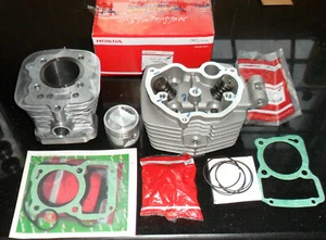 GENUINE HONDA PARTS (NOT COPIES) CG125 ENGINE CYCLINDER BLOCK BARREL & HEAD KIT - Picture 1 of 5