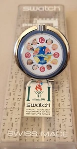 Swatch Pop Up Musicall Paulo Mendoca PUN100 Olimpiadi '96 nuovo (Funzionante) - Foto 1 di 6