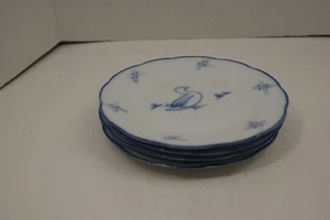 C Steel Collection Cordon Bleu 7" Salatteller handbemalt blaue Ente Menge 4 - Bild 1 von 4