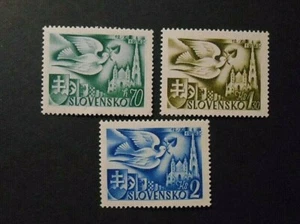 DEUTSCHLAND REICH 1942 SLOWAKEI Germany Protectorat " Wien " 3V. Kpl Satz MH* - Bild 1 von 1