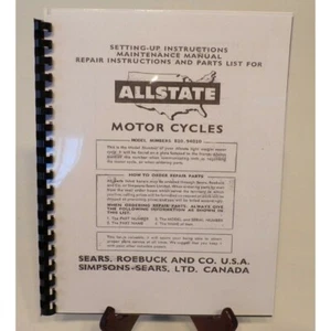 Sear Allstate( Puch ) Scooter Shop Service & Parts Manual 810.94010 - Picture 1 of 1
