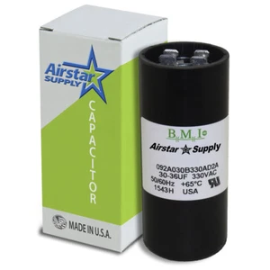 USA MADE 30-36 MFD uF HVAC Electric Motor Start Capacitor 330 VAC VOLT - Picture 1 of 6