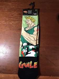 ODDSOX Street Fighter Guile Socks Knits 8-12 NEW - Picture 1 of 3