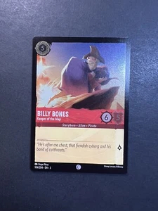 Disney Lorcana: Into The Inklands - Billy Bones - 104/204 - Cold Foil Holo MINT - Picture 1 of 1
