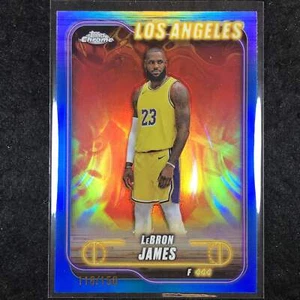 2024-25 Topps Chrome Basketball LEBRON JAMES Blue 116/150 #22 - Picture 1 of 1