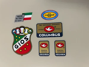 GIOS mini set , Columbus Navi , Made in Italy by Gios decals - Picture 1 of 2