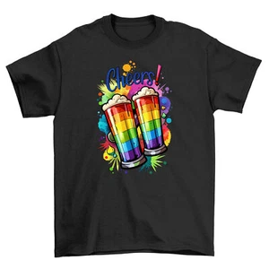 Pride_1 Beer Buddies Unisex T-Shirt - Cheers to Equality! Perfect for Beer Lover - Picture 1 of 46