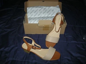 Roaman's Osana Sandal by Comfortview Cognac Wide & Extra Wide Width Choose Size - Picture 1 of 5