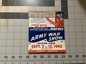 1942 Segunda Guerra Mundial tapa de botella, campo de soldado, depósito de batalla, espectáculo de guerra del ejército, efímero - Imagen 1 de 4