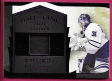 2022-23 Leaf ITG Used Hockey CURTIS JOSEPH Hall of Fame Caliber Jersey 26/45
