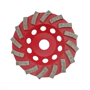 Discos de rueda de taza de molienda turbo segmentados de diamante de 125 mm/5 pulgadas para hormigón - Imagen 1 de 6