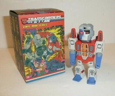 STARSCREAM Mystery Vinyl Mini Series Transformer GIJOE Kidrobot Figure  - Image 1 of 3