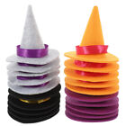  20 Pcs Small Witches Hats Halloween Wine Bottle Toppers Dwarf Mini Cake