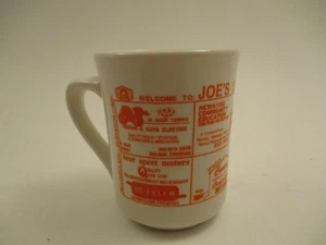 Vintage 1988 Joe's Dog House Restaurant Grant Michigan Ultima Mug Advertising - Picture 1 of 6