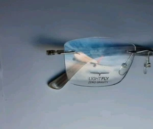 Brille Lightfly zero gravity Brillengestell fein dünn leicht randlos RAHMENLOS - Bild 1 von 6