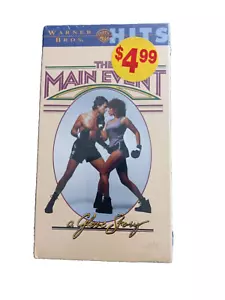 THE MAIN EVENT VHS Ryan O'Neal, Barbra Streisand NEW SEALED PG - Foto 1 di 4
