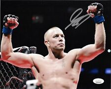 Georges St-Pierre Autographed 8x10 Photo UFC JSA James Spence Witnessed COA