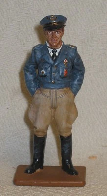 DEL PRADO PLOMB peint 1/32 FRANCE  AVIATEUR FAFL  RUSSIE  1943      lot 21 - Photo 1/3