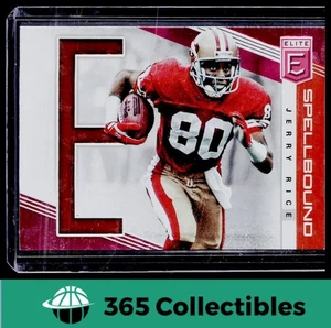 2019 Donruss Elite Jerry Rice Spellbound E #SP-23 Football San Francisco 49ers - Picture 1 of 2