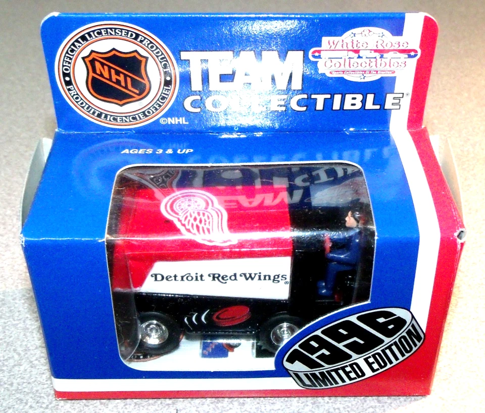 1996 White Rose Collectibles Detroit Red Wings Hockey Zamboni Die Cast - Image 1 of 1