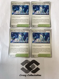 Cartas Pokémon Área Cero Underdepths 094/131 Juego de 4X Cartas Evoluciones Prismáticas - Imagen 1 de 2