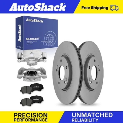 Front Brake Rotors Premium Ceramic Pads Calipers for 2017-2018 Kia Forte - Image 1 of 4