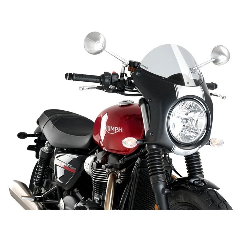 For Triumph Street Twin 2016-2019 Puig 9553F Retro Semi Fairing - Image 1 of 1