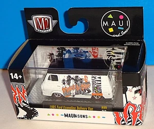 M2 Machines Maui & Sons 1965 Ford Econoline Delivery Van White R99 25-30 - Picture 1 of 4