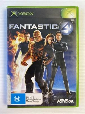 Fantastic 4 - Four Microsoft Xbox Original Game PAL Manual Included VGC - Image 1 of 4