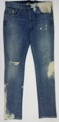 J Brand Tyler Jeans Mens Size 31x33 Blue Distressed Denim Slim Casual B11 - Image 1 of 4
