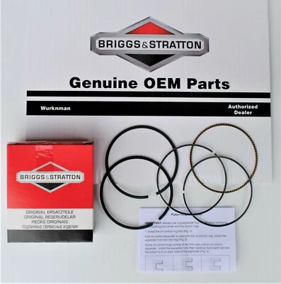 Juego de anillos de pistón genuino OEM Briggs & Stratton 792026 STD reemplaza 793561 Foto 1 de 2