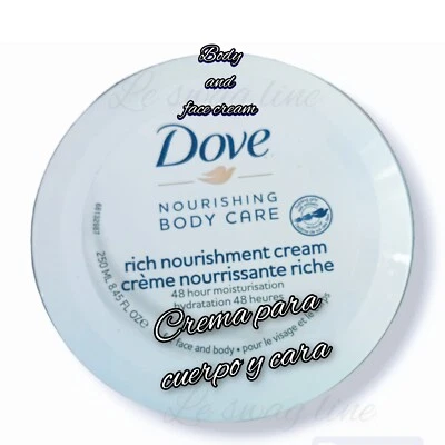 Crema Para Cuerpo Rostro Cara Dove Face & Body Cream Hydrating Skin 250ml - Image 1 of 4