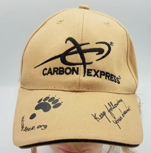 Gander Mountain Carbon Express Hat Cap Kicking Bear Follow Your Dreams Adj - Picture 1 of 8