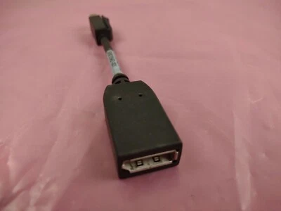 HP Mini DisplayPort to DisplayPort Adapter Cable HP P/N 703216-001 SP#708463-001 - Image 1 of 4