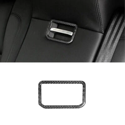 Cubierta de manija de reposabrazos trasero interior de fibra de carbono para Land Rover Range Rover Foto 1 de 4