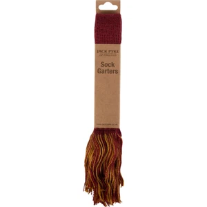 Jack Pyke Shooting Sock Garters UNISEX Burgundy Shooting Hunting Country - Picture 1 of 3