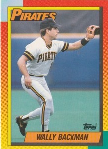 FREE SHIPPING-MINT-1990 Topps Traded Wally Backman #5T PIRATES