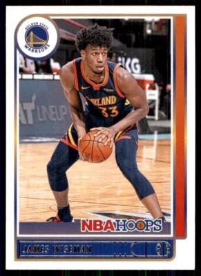 2021-22 Hoops James Wiseman Golden State Warriors #58 - Image 1 of 2