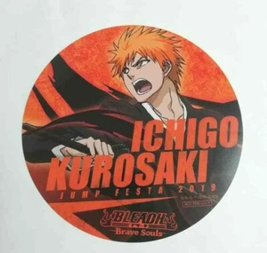 Pegatina redonda Bleach Brave Souls Ichigo Kurosaki Tite Kubo JF2019 Jump JP - Imagen 1 de 1