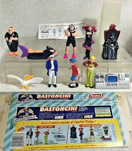 PERSONAGGI DA COLLEZIONE FINDUS IL NUOVO MONDO DI CAPITAN FINDUS 1998 BASTONCINI - Picture 1 of 13