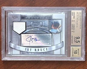 2007 Bowman Sterling Prospects Jay Bruce #BSP-JB BGS 9.5 Auto JSY Jersey - Picture 1 of 3