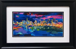 LeRoy Neiman "City By the Bay - San Francisco" CUSTOM FRAMED Ghirardelli Outlet - Picture 1 of 3