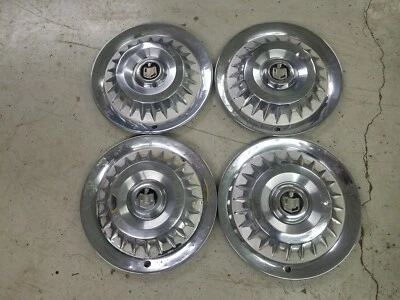 **Juego de 4** Tapacubos tapacubos Mercury Colony Park 1959 vintage de 14" usados Foto 1 de 4