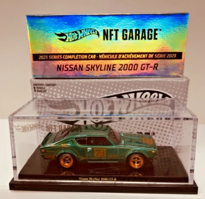 HOT WHEELS GARAGE SERIES COMPLETION CAR NISSAN SKYLINE 2000 GT-R A70 - Image 1 of 4