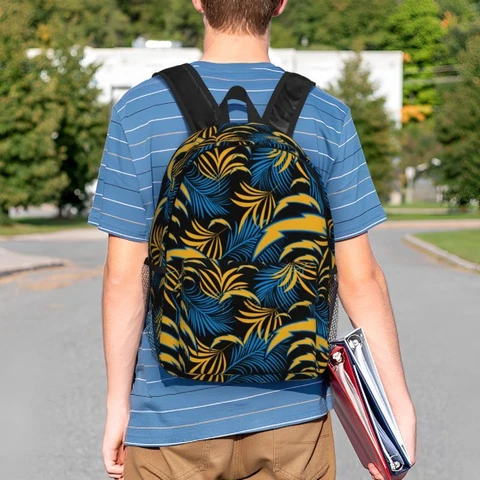 San Diego Chargers Fans Lightweight Backpack Student Backpack Print School Bag Cover